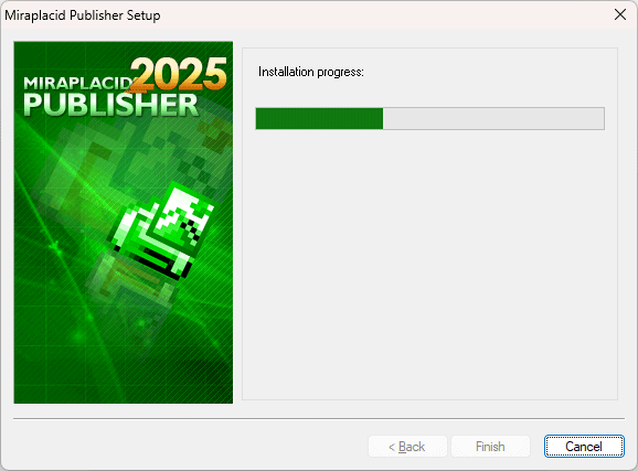 Miraplacid Publisher : Driver Installation Step 3/3